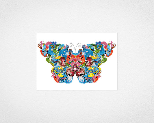 Burlesque Butterfly - image of print by Glen Middleham
