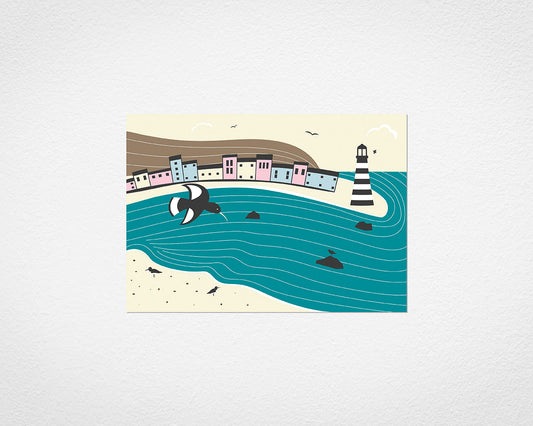 By the Coast - image of print by Michael Jones