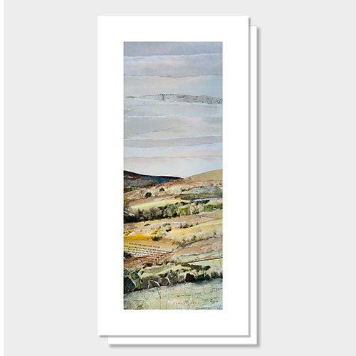 Greetings card featuring a collage of Dartmoor National Park in Devon