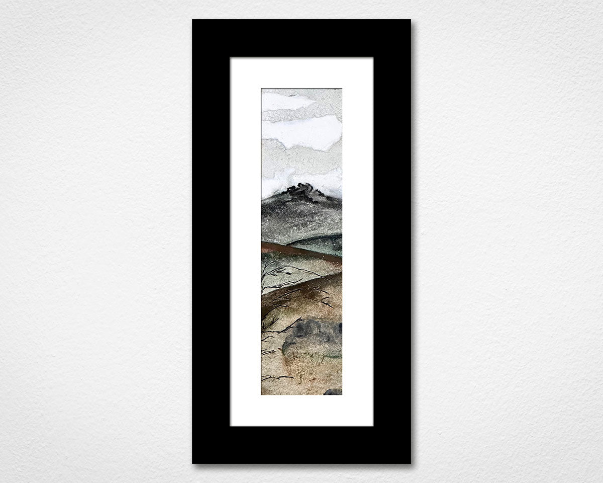 Framed landscape collage of Dartmoor National Park in Devon.