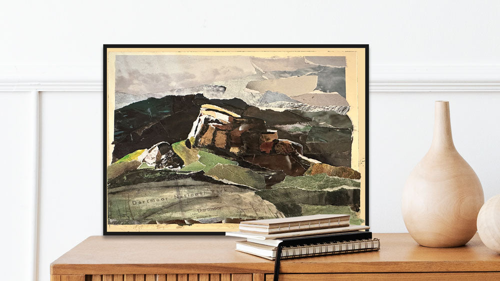 Image of Dartmoor Drama by Glen Middleham on a sideboard in a home