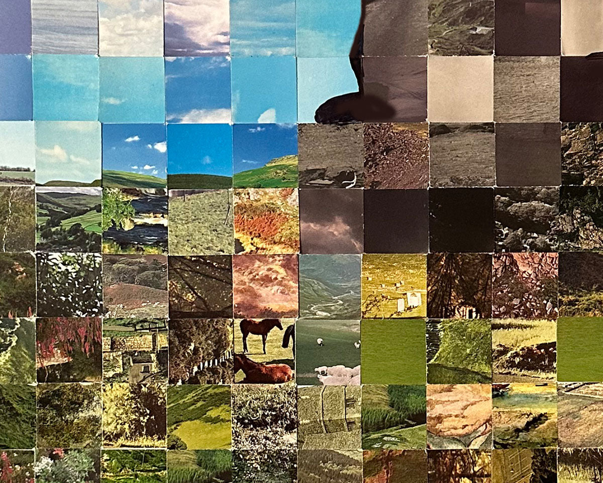 Detail of 'Dartmoor Postcard Squares' by Glen Middleham