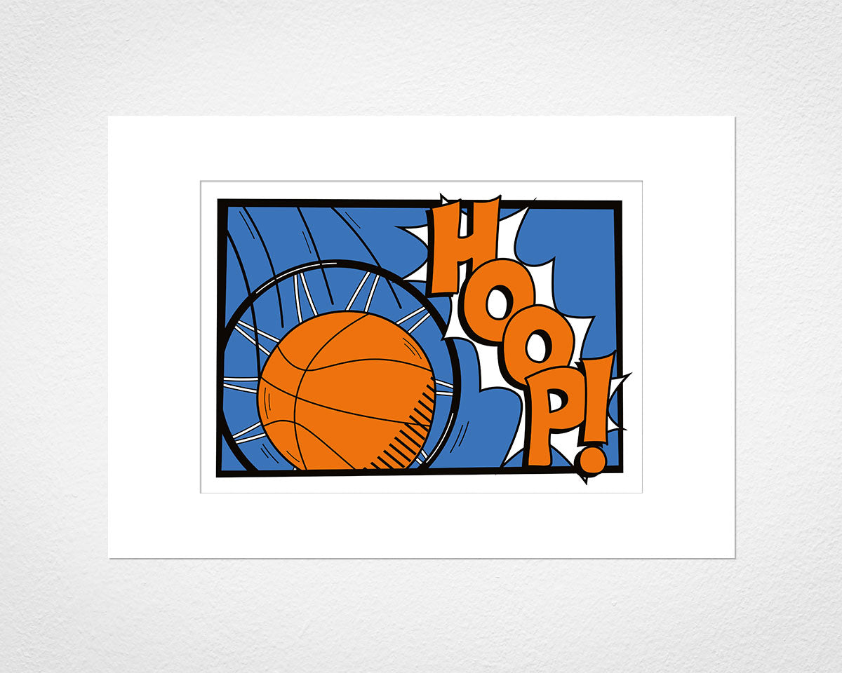 Hoop! - image of mounted print by Michael Jones