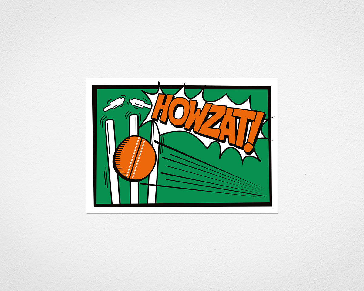 Howzat! - image of print by Michael Jones