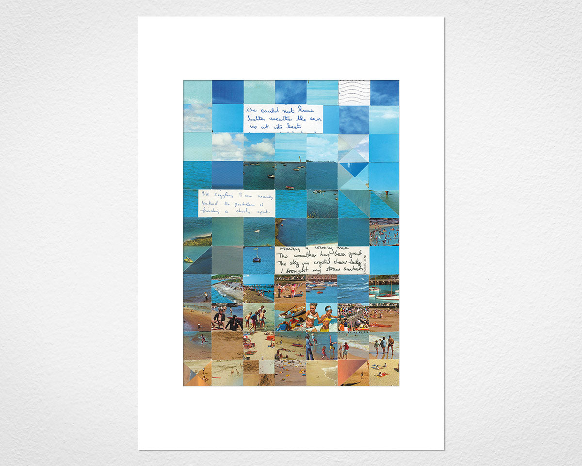 ‘It’s sizzling’ Squares - image of mounted print by Glen Middleham