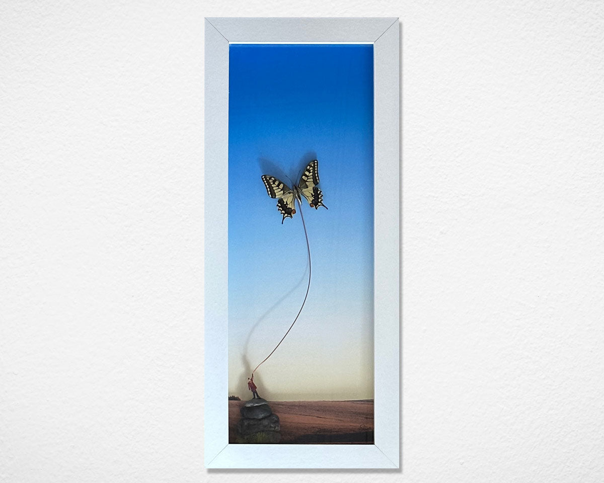 'Let's Go Fly A Kite' diorama by Glen Middleham