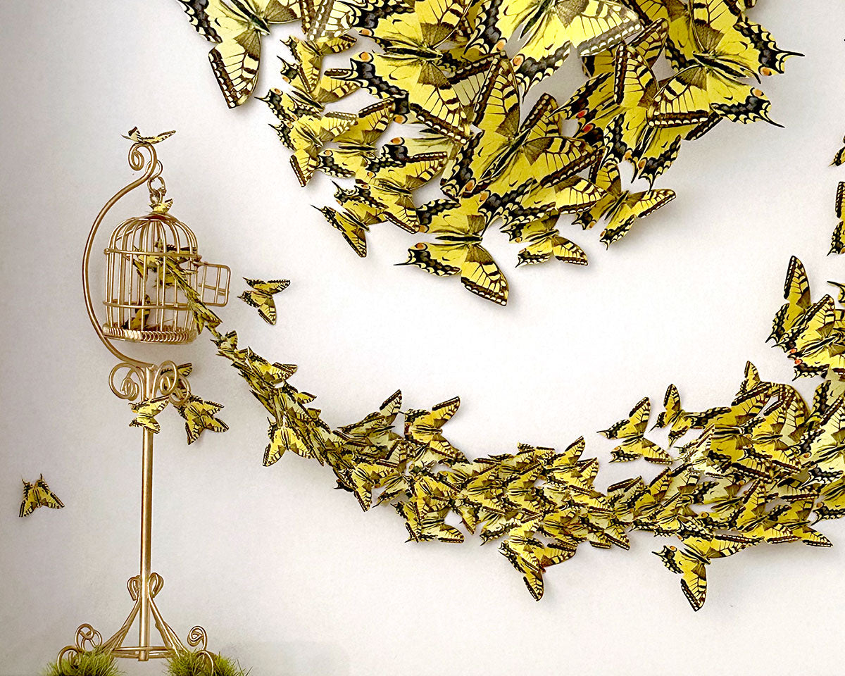 Detail of Papillon Freedom by Glen Middleham