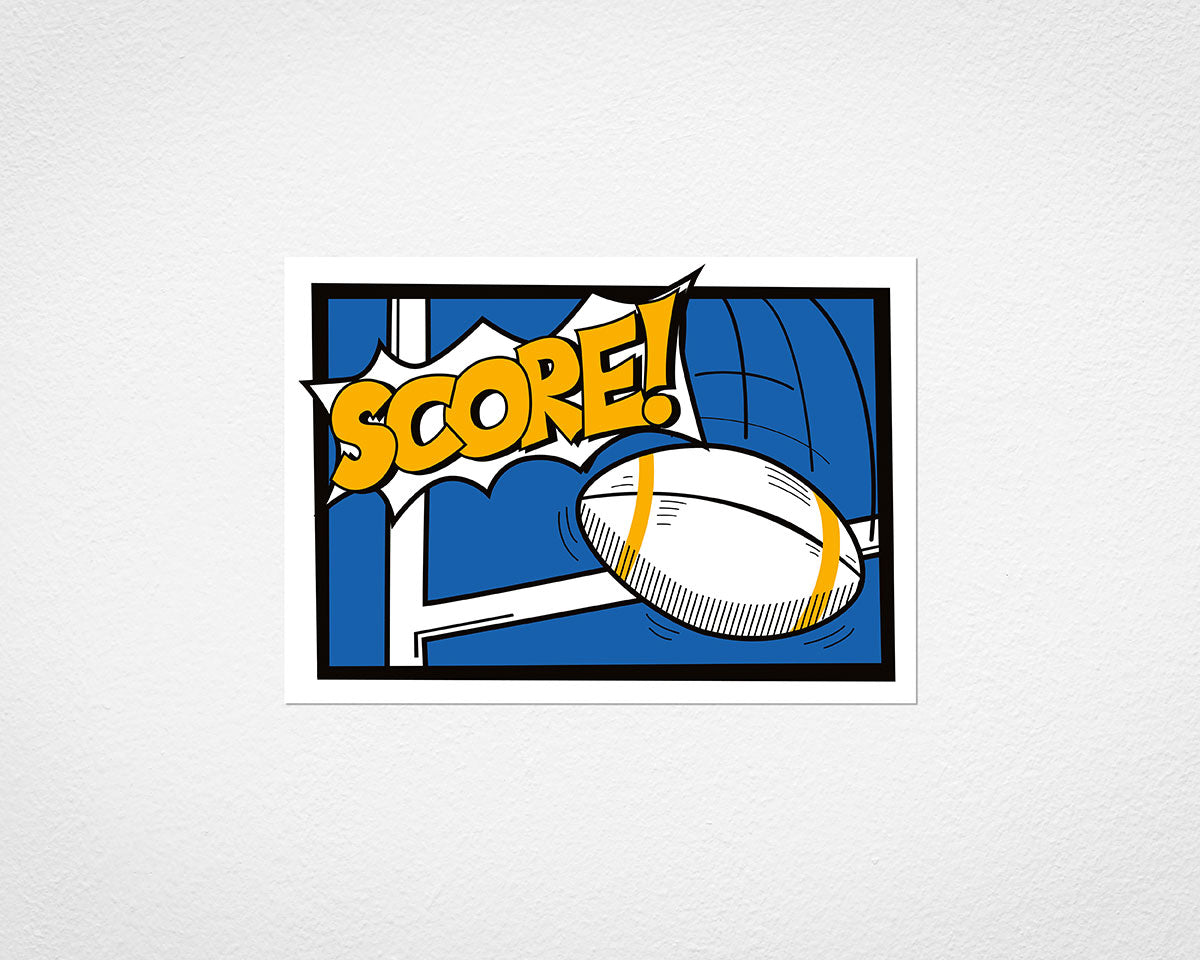 Score! - image of print by Michael Jones