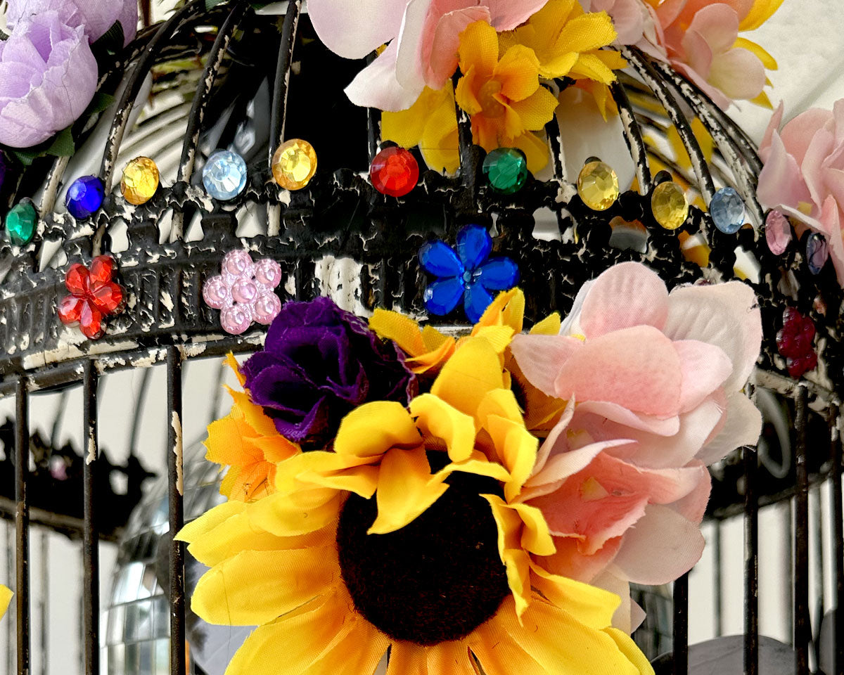 Detail of 'The Butterfly Ball' statement art by Glen Middleham