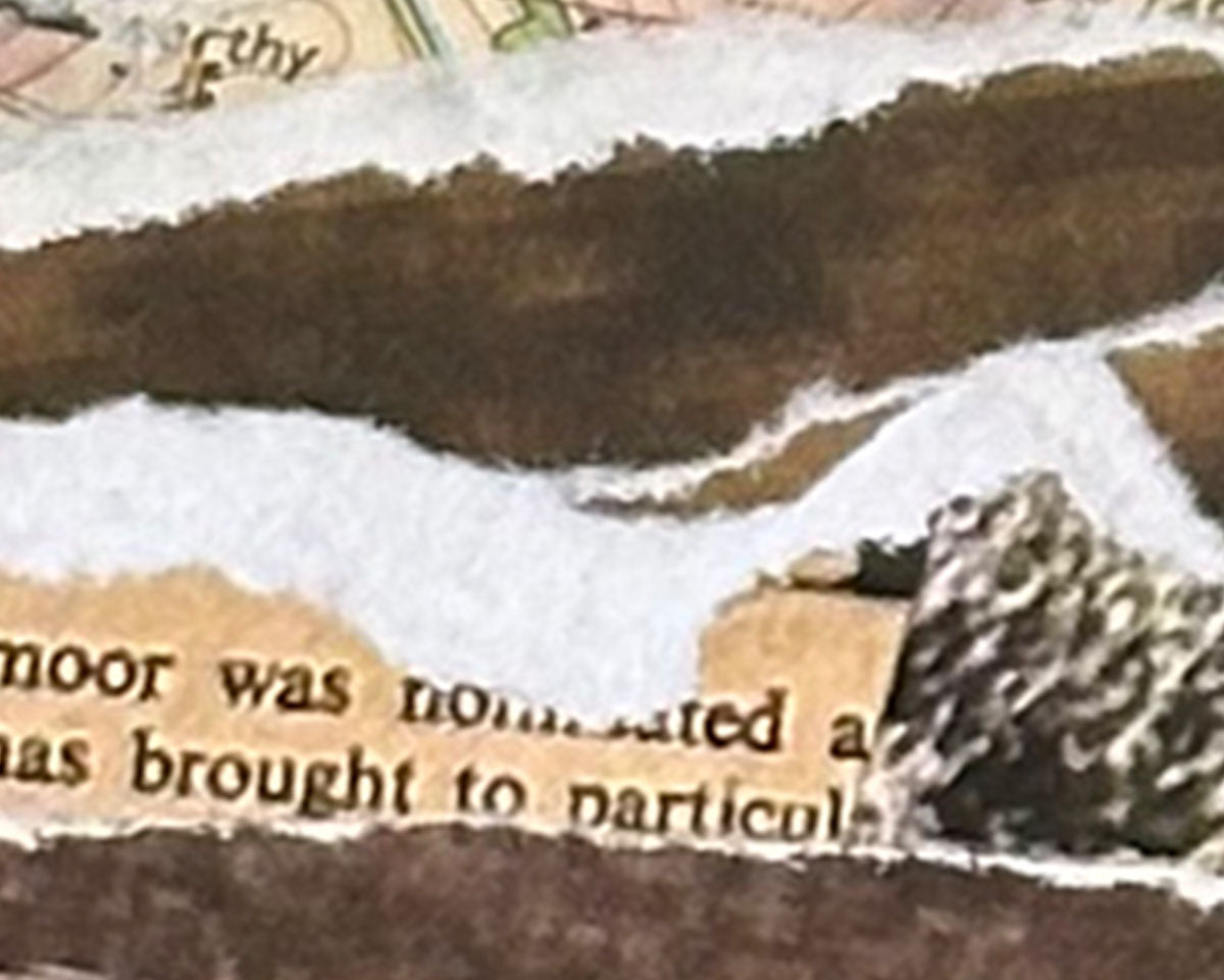 Detail of Dartmoor Collage II - Miniature