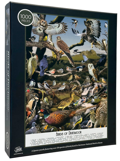 Birds of Dartmoor jigsaw puzzle from Jam Contemporary Art