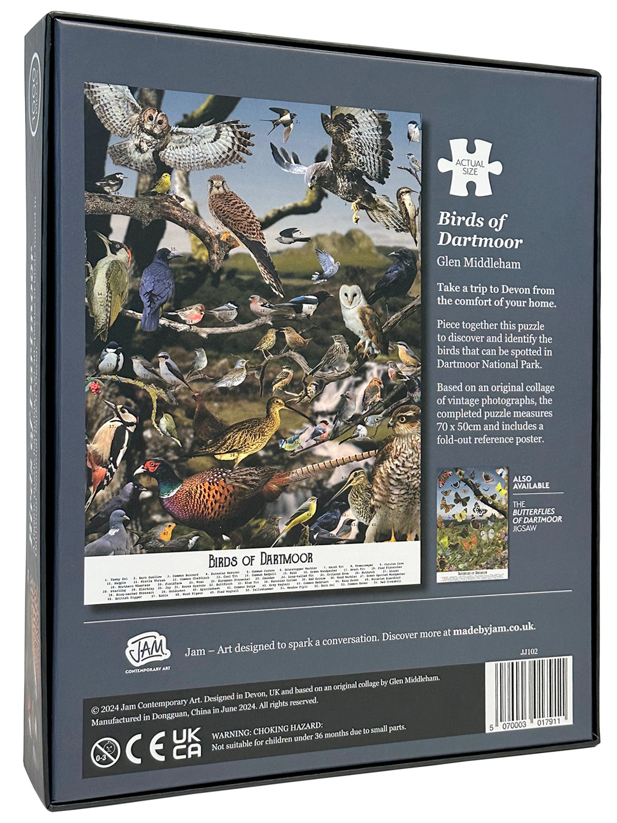 Birds of Dartmoor jigsaw puzzle from Jam Contemporary Art