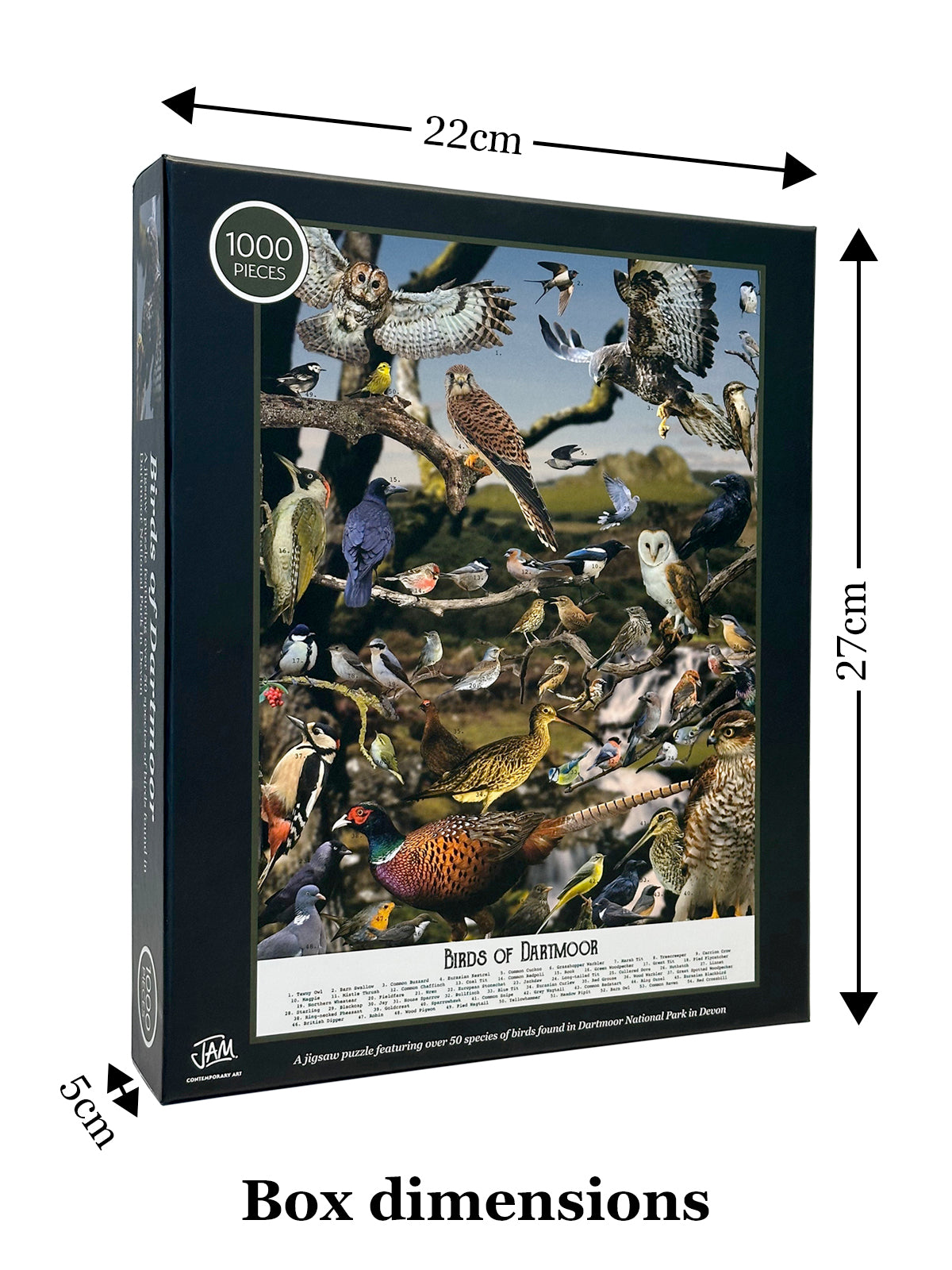 Birds of Dartmoor jigsaw puzzle from Jam Contemporary Art