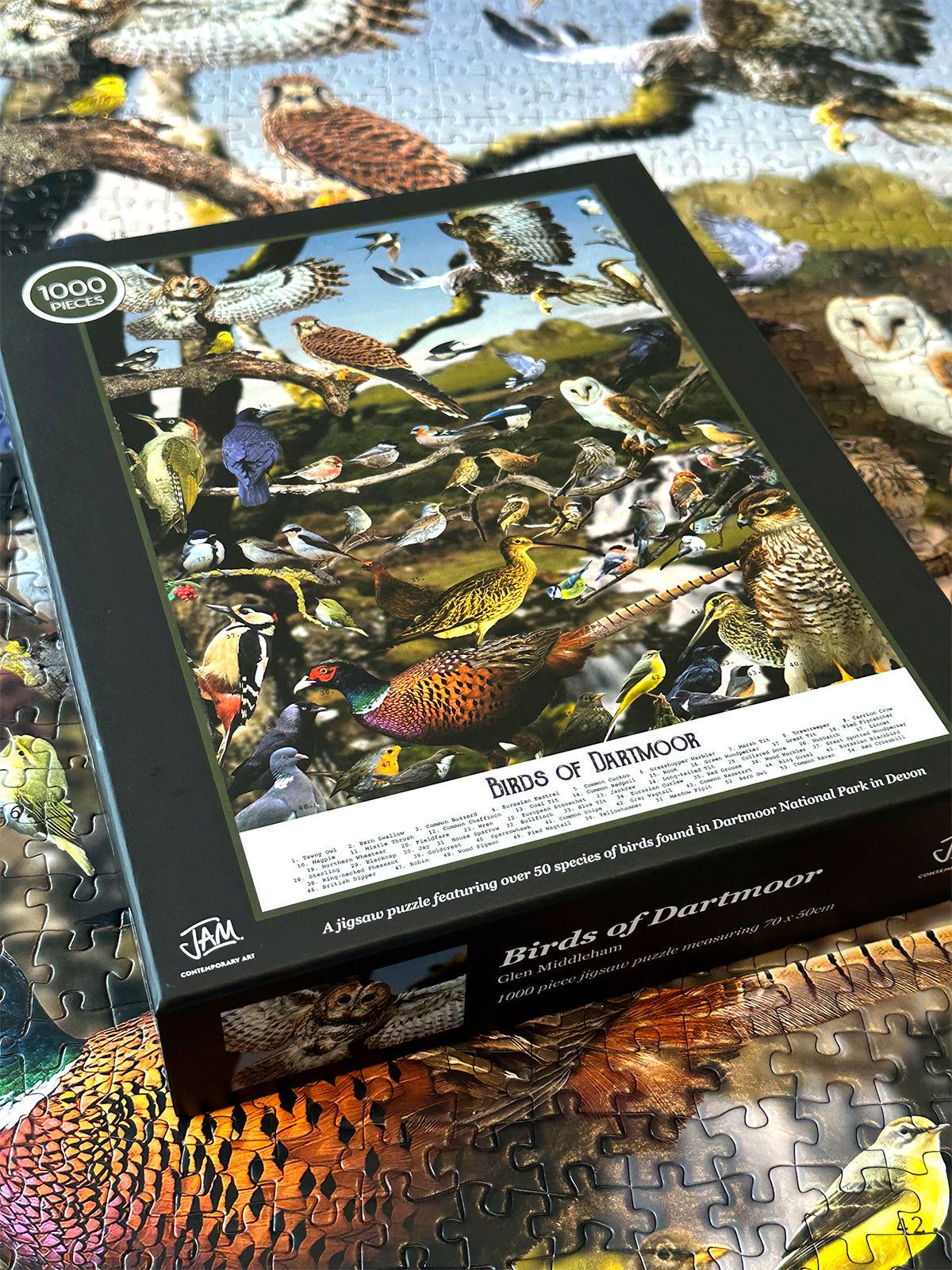 Birds of Dartmoor jigsaw puzzle from Jam Contemporary Art