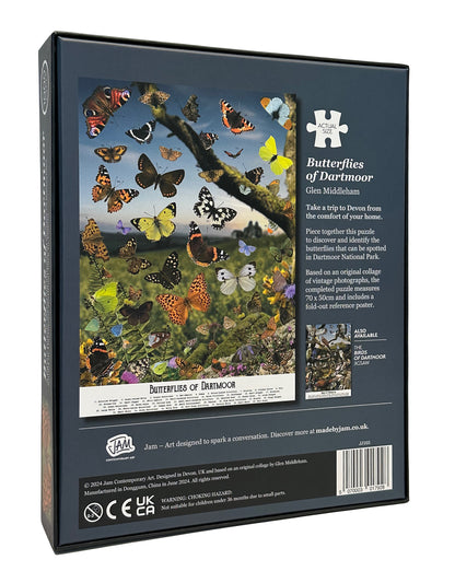 Butterflies of Dartmoor jigsaw puzzle from Jam Contemporary Art