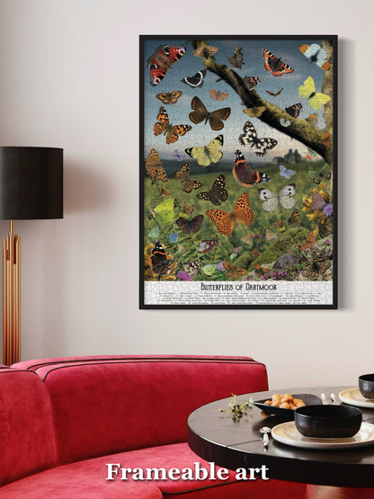 Butterflies of Dartmoor jigsaw puzzle from Jam Contemporary Art