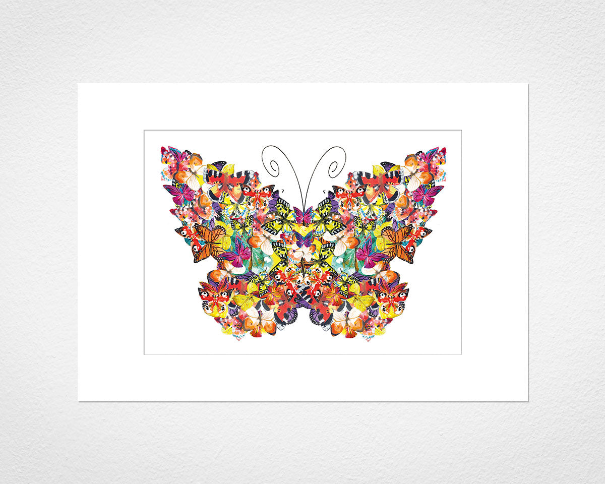 Mounted print of Butterfly Cluster by Glen Middleham