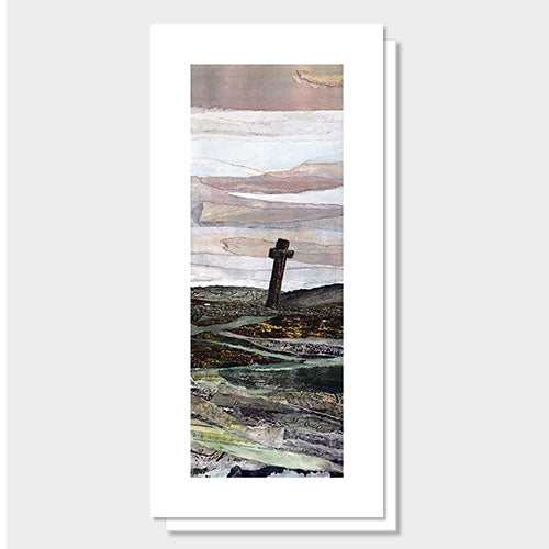 Collage greetings card of Beckamoor Cross - Windy Post Cross - on Dartmoor