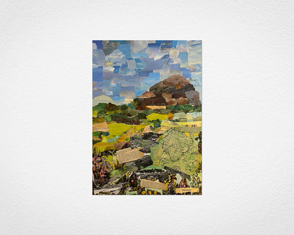 Dartmoor Collage - image of print by Glen Middleham