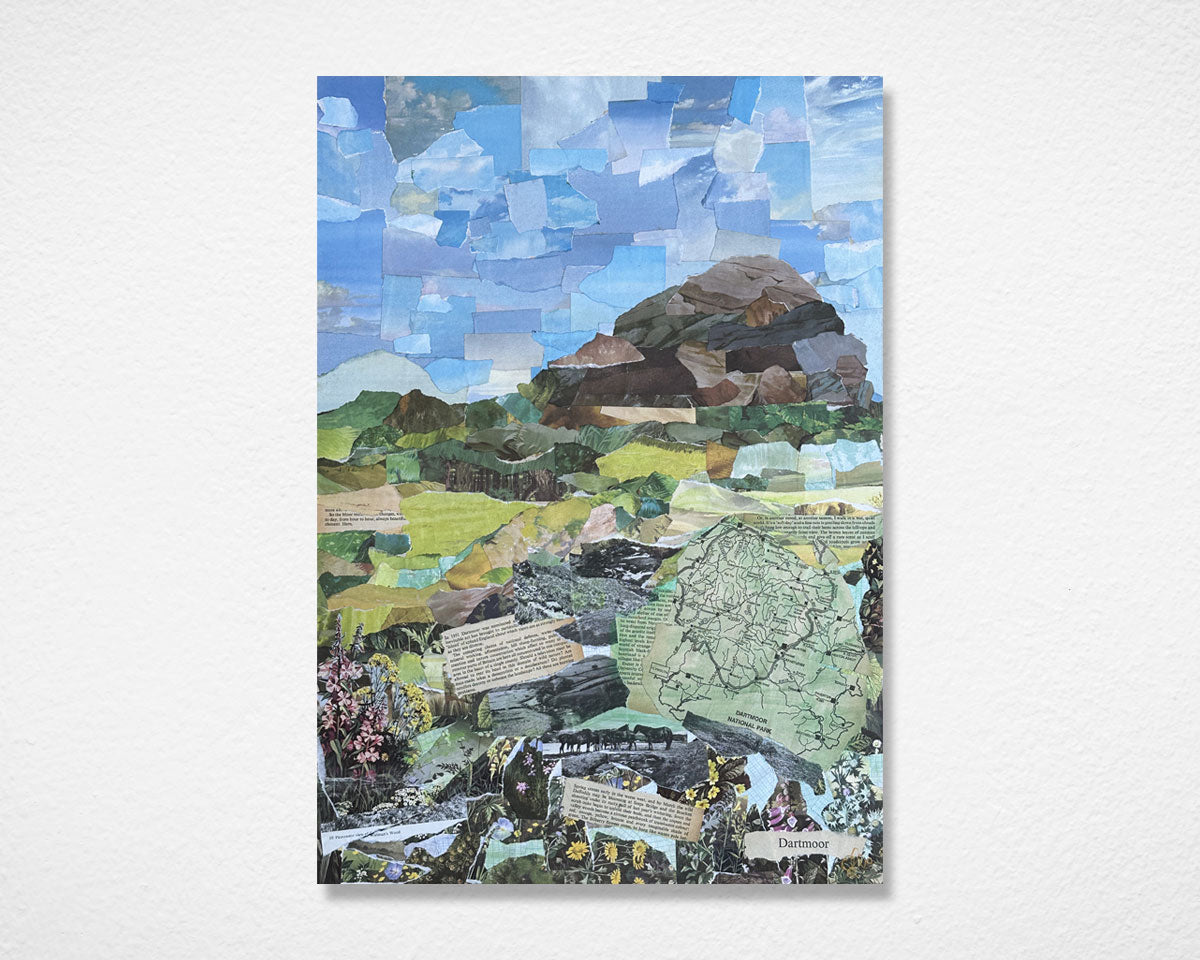 'Dartmoor Collage' - Original artwork by Glen Middleham