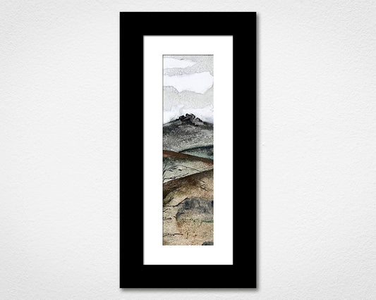 Framed landscape collage of Dartmoor National Park in Devon.