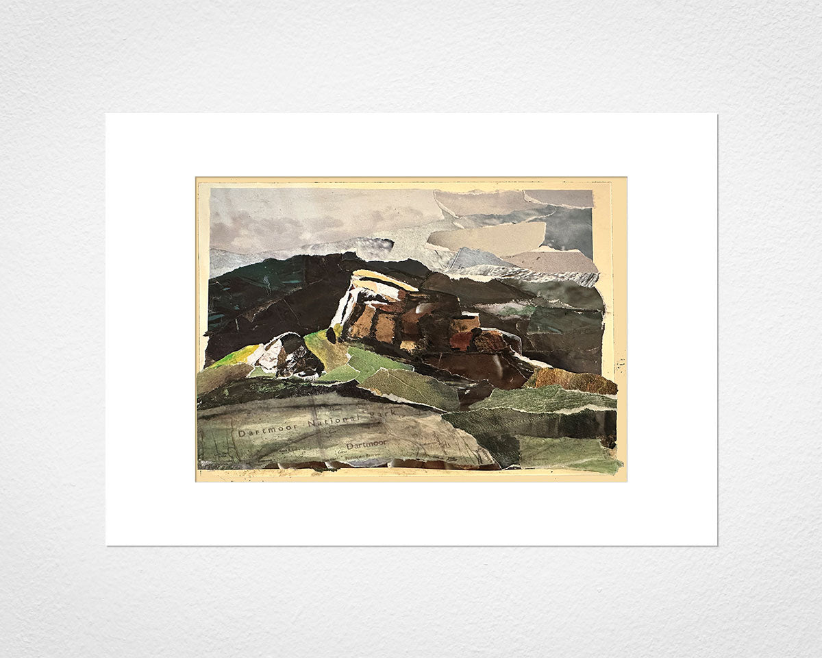 Dartmoor Drama - image of mounted print by Glen Middleham