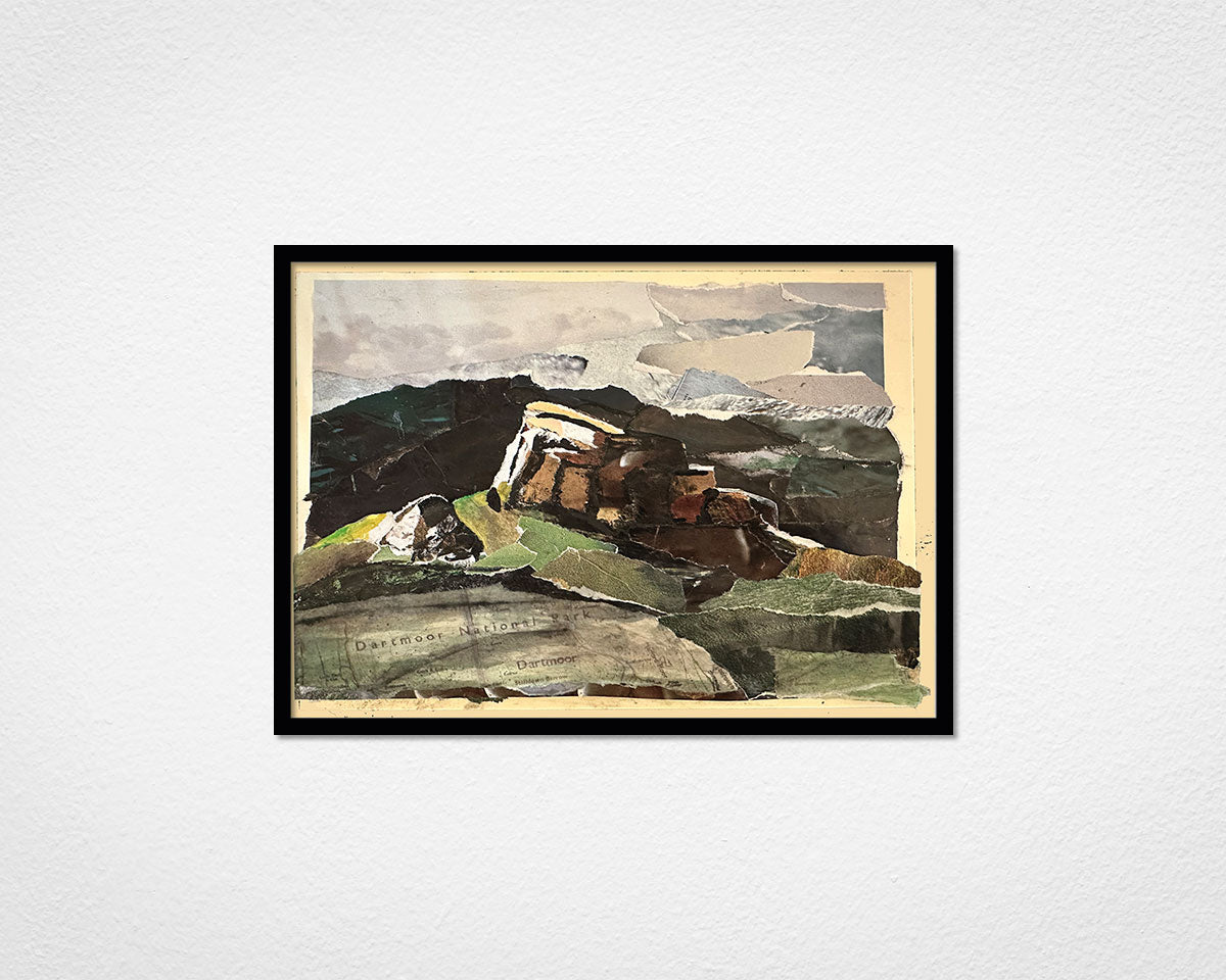 Dartmoor Drama - image of framed print by Glen Middleham in black frame