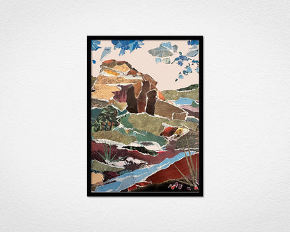 Dartmoor Moorland - image of framed print by Glen Middleham in black frame