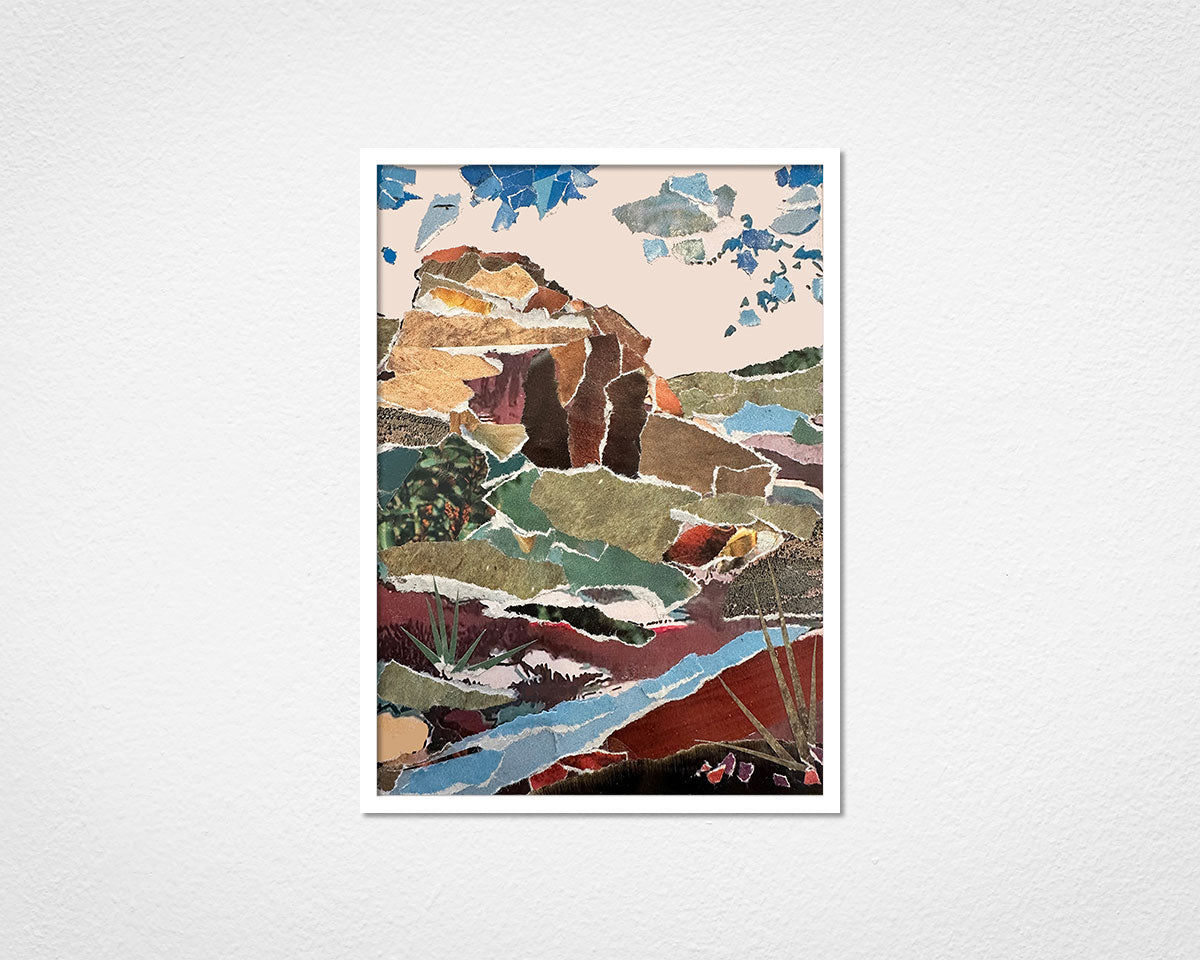 Dartmoor Moorland - image of framed print by Glen Middleham in white frame