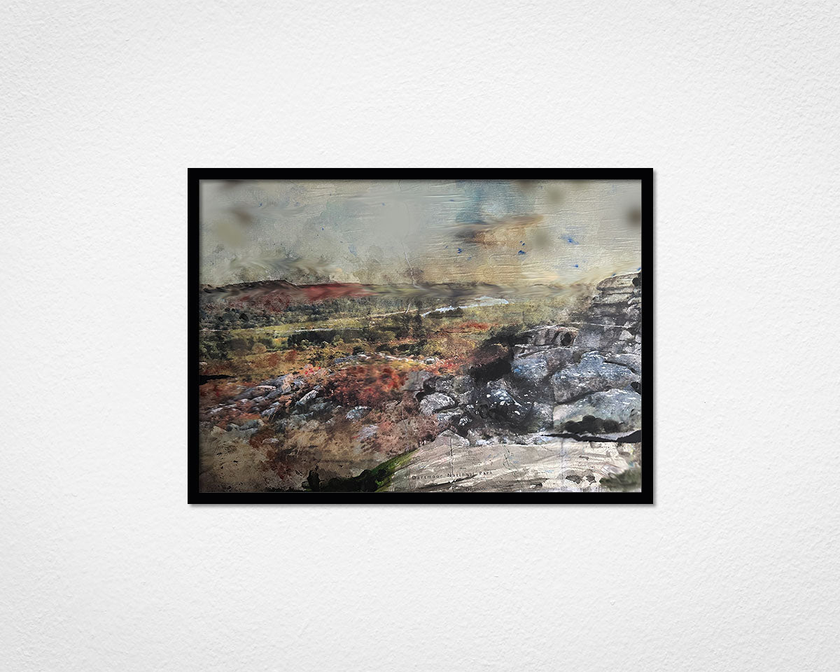 Framed print of Dartmoor National Park by Glen Middleham