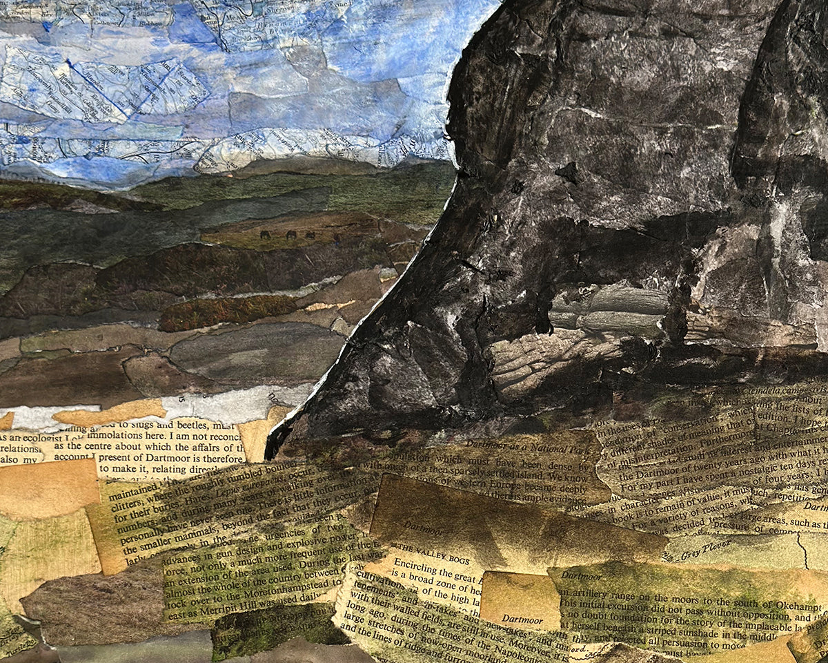 'Haytor Collage' original collage