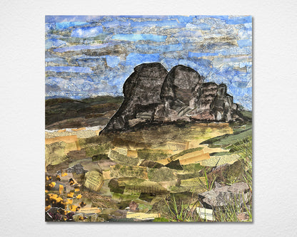 'Haytor Collage' original collage