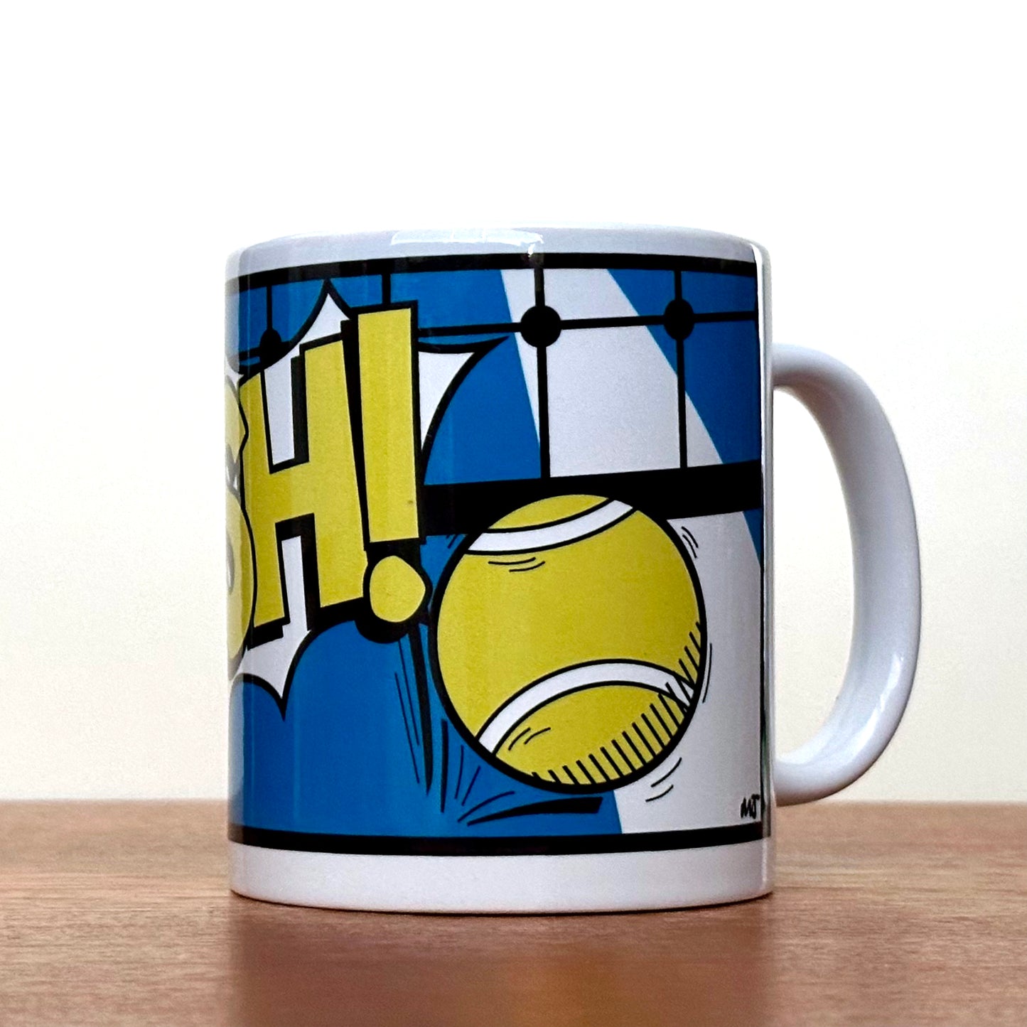 "Smash!" Ceramic mug (Tennis mug)