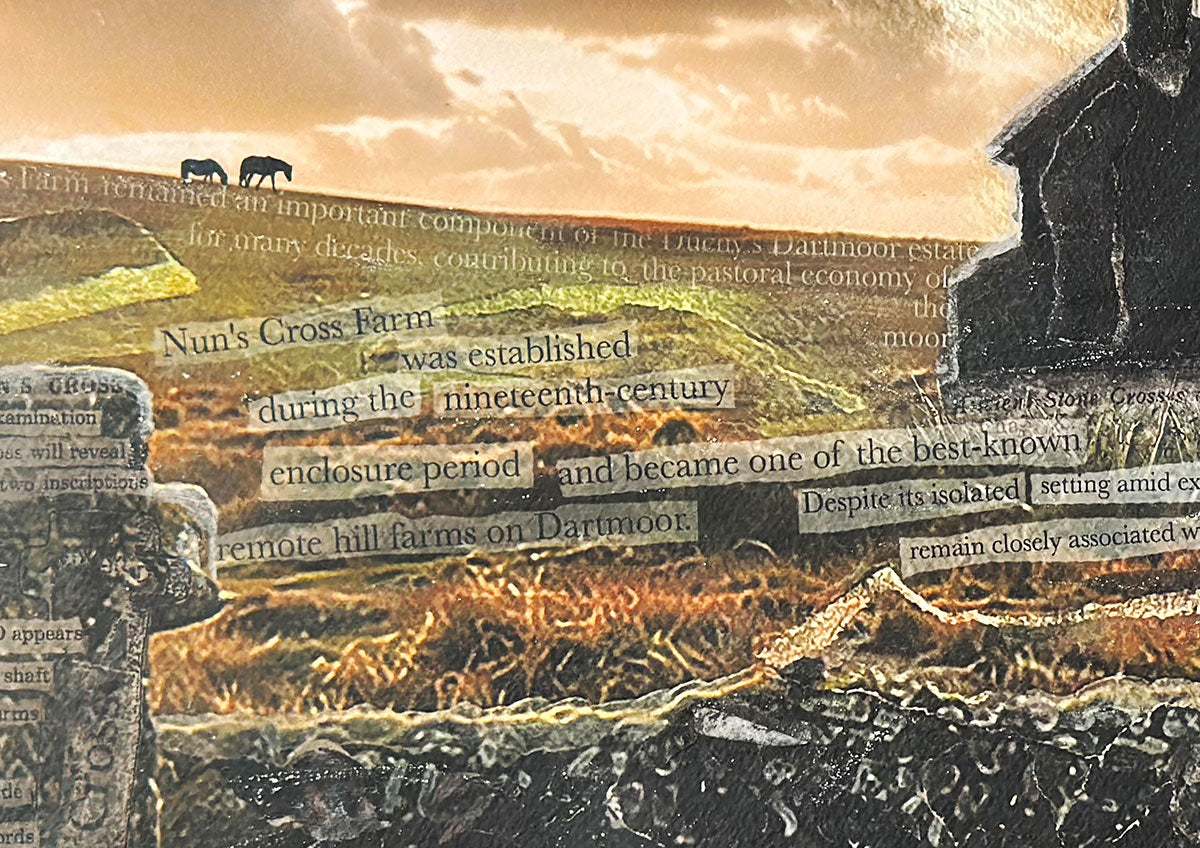 Detail of The Wicked Winds O’er Dartmoor Swept limited edition Princetown art print by Glen Middleham