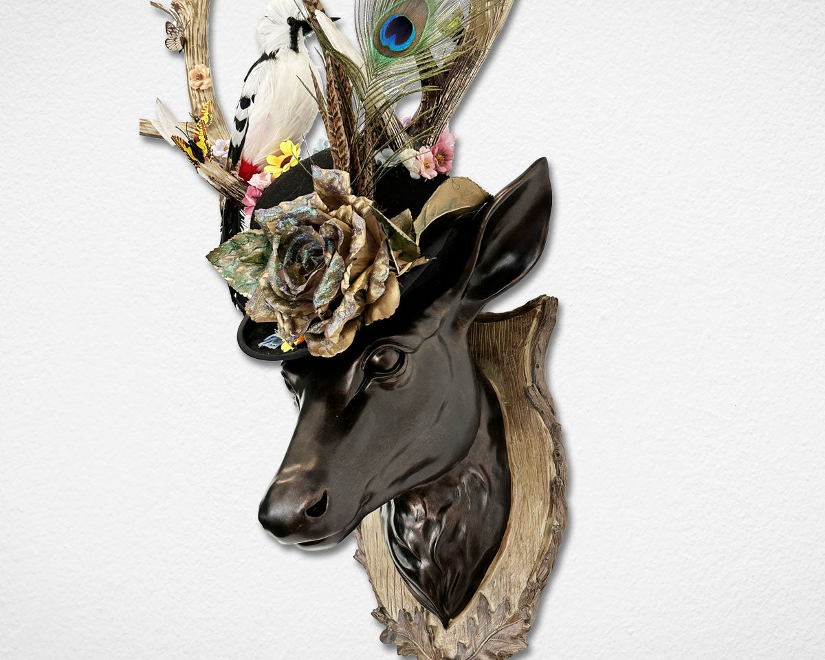 'Trophy Deer' statement art piece by Glen Middleham
